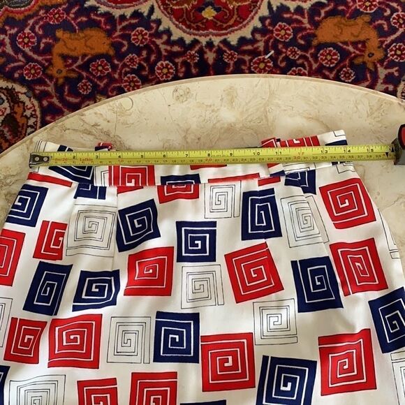 Vintage 1970’s Bernard Cowan Toronto Maxi Abstract Print Skirt - Picture 13 of 14